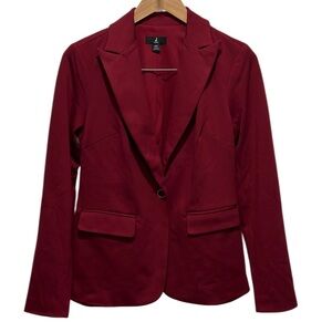 Jason Wu Fitted Stretch Blazer CABERNET, XXS